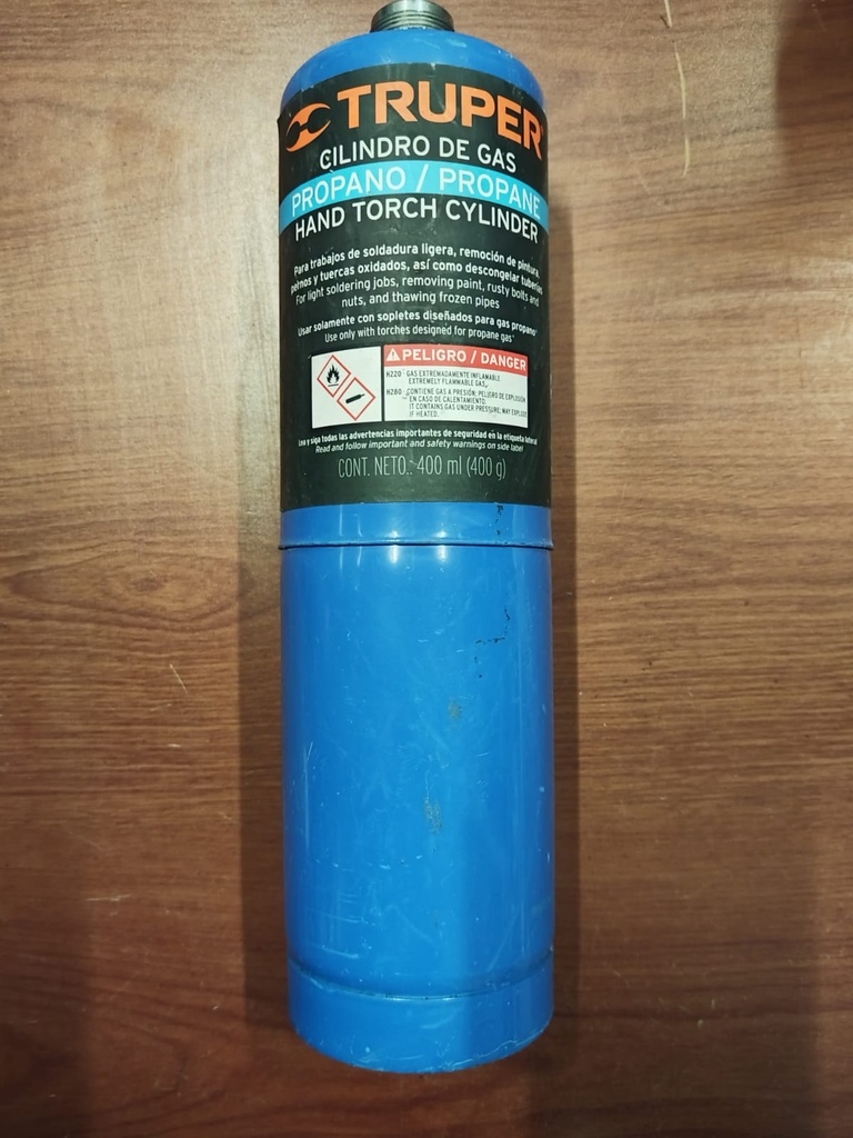 CILINDRO DE GAS PROPANO USADO TRUPER 11913
