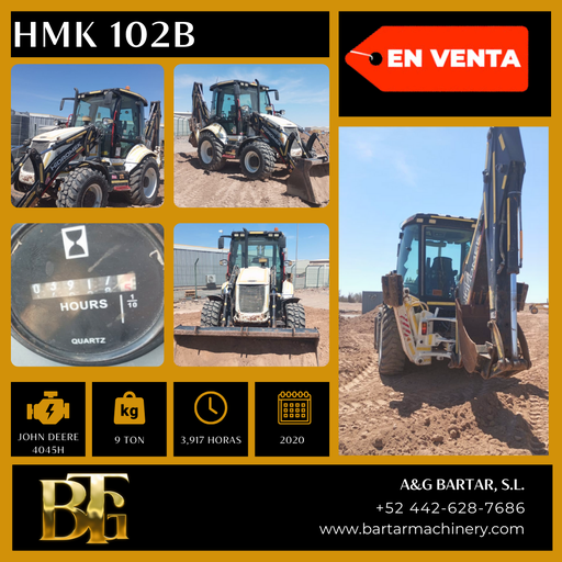 RETROEXCAVADORA HMK 102B - 2020