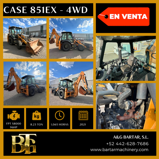 RETROEXCAVADORA CASE 851EX-4WD - 2021