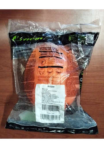 CASCOS TIPO CACHUCHA COLOR NARANJA