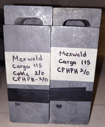 [HV_212] MOLDE PARA SOLDADURA EXOTERMICA CARGA 115 NUEVO MEXWELD CPHPH 2/0