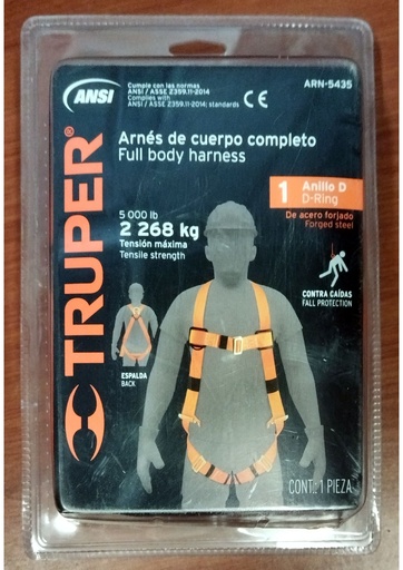 ARSES DE SEGURIDAD 1 ANILLO D MARCA TRUPER (NUEVO)